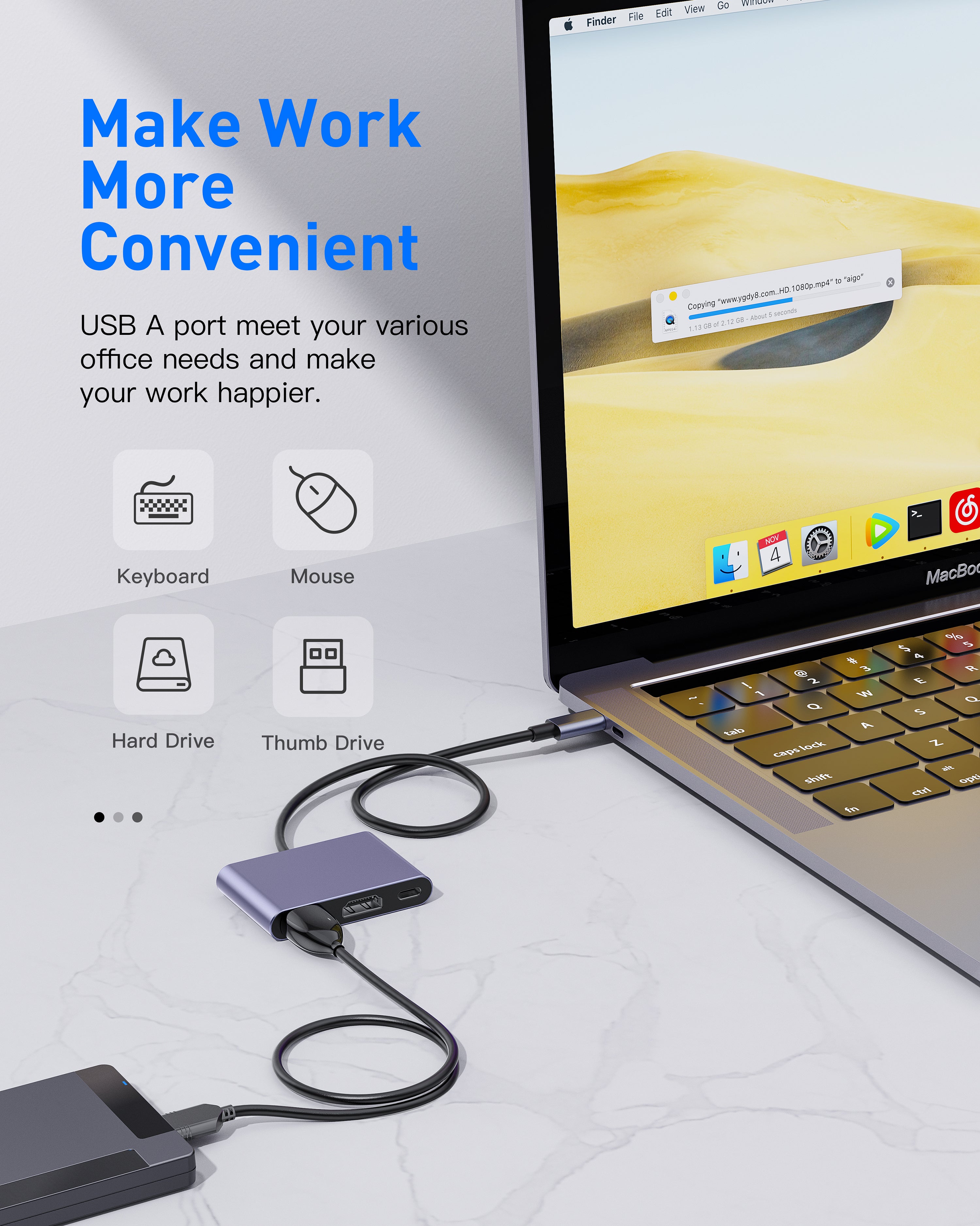 ليزل موزع Hubtrio Nexus من نوع USB-C ثلاثي في واحد لعده منافذ | أسود ليزل موزع Hubtrio Nexus من نوع USB-C ثلاثي في واحد لعده منافذ | أسود